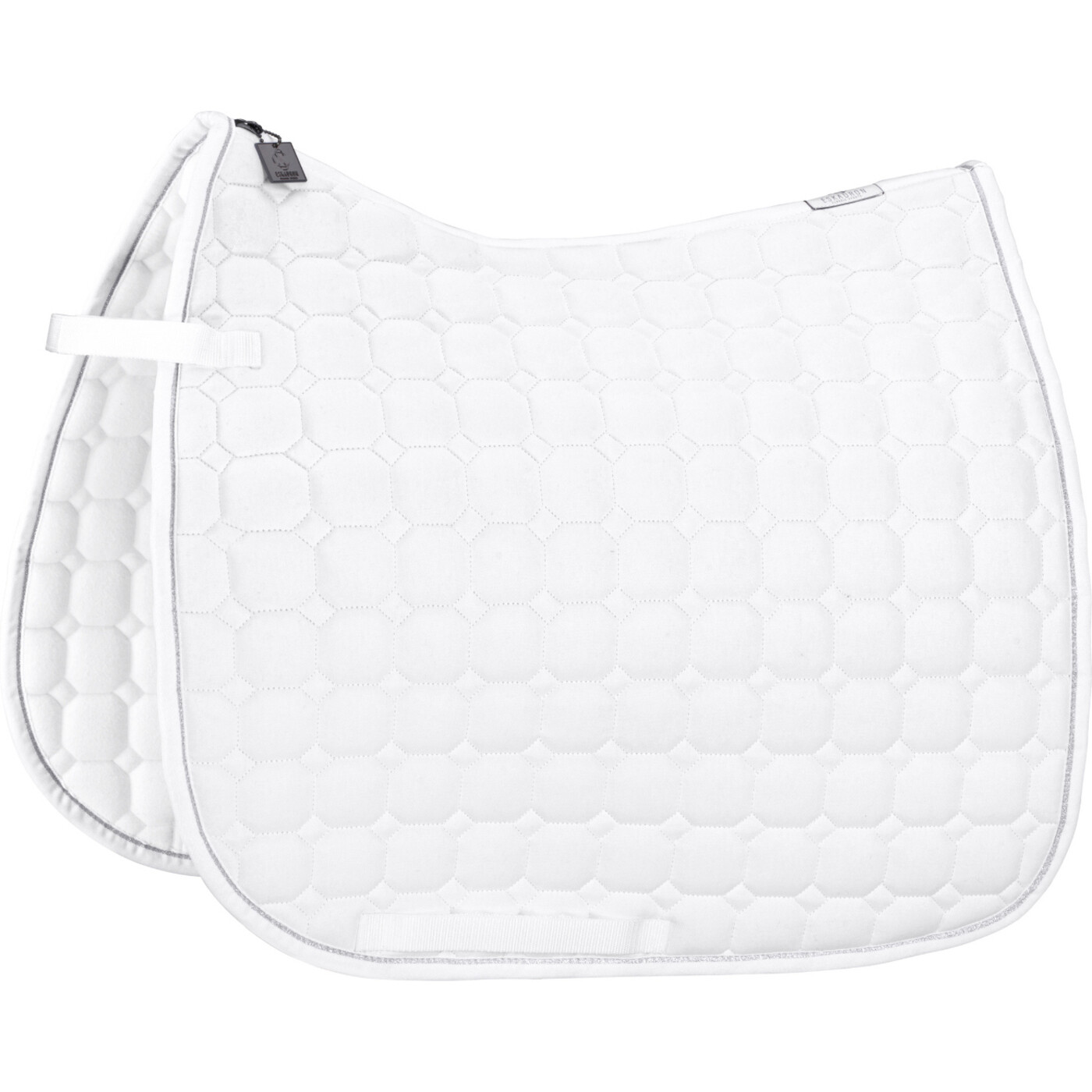 Tapis De Selle Dressage Eskadron Platinum 2024 – Bleu Atlantique (Noeud Brillant Mat)